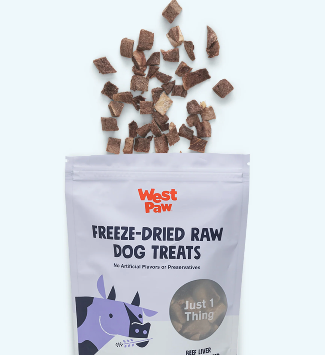 WestPaw Freeze-Dried Raw Dog Treats Beef Liver