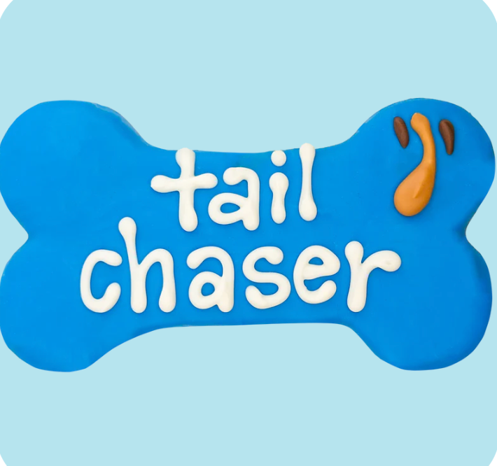 Cookie Tail Chaser 6 Inch Bone