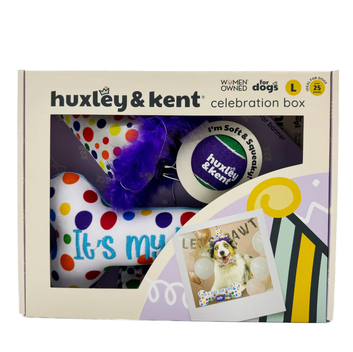 Huxley & Kent happy barkday celebration box