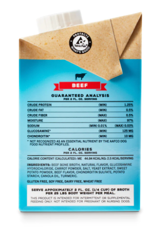 Brutus Bone Broth Mini Hip & Joint Formula - Beef Bone Broth
