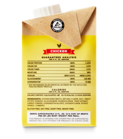 Brutus Bone Broth Mini Hip & Joint Formula - Chicken Bone Broth