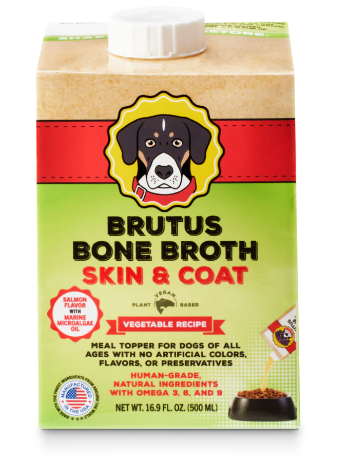 Brutus Bone Broth Mini Skin & Coat Formula - Vegetable Broth