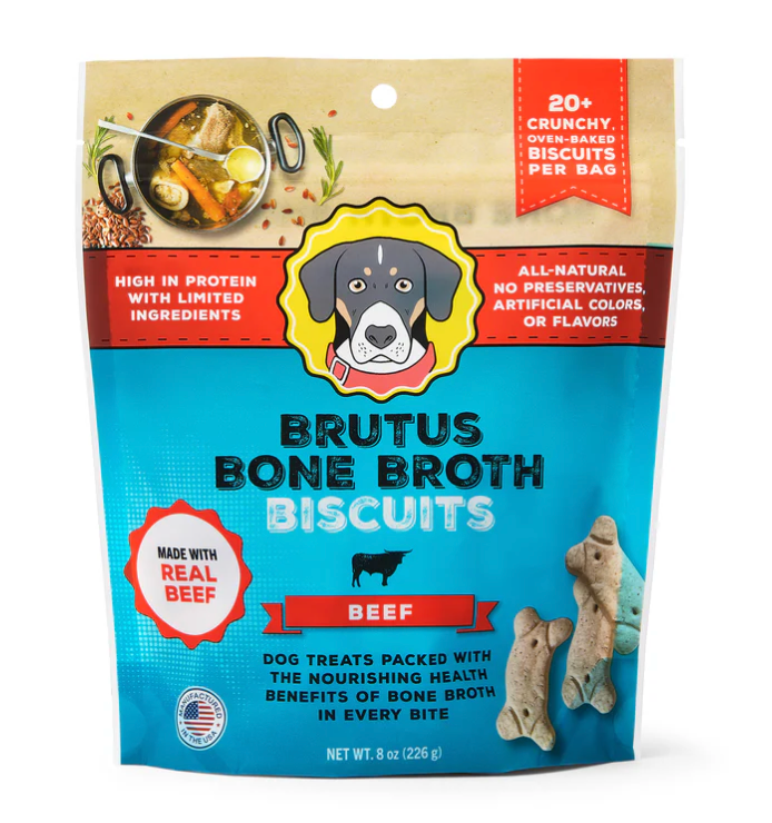 Brutus Bone Broth Brutus Broth Biscuits - Beef (New Formula!)