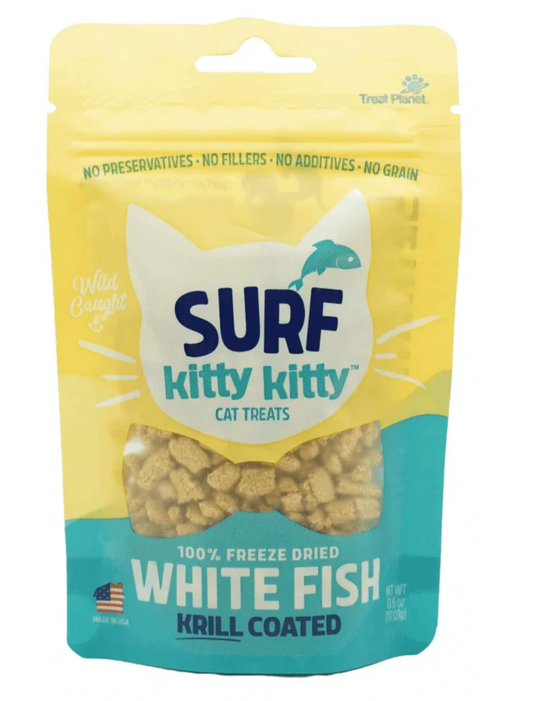Treat Plant Surf Kitty Kitty WhiteFish Freeze Dried Krill Coated