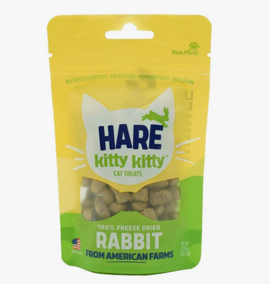 Treat Planet Kitty Kitty Hare Cat Treats Rabbit Freeze Dried