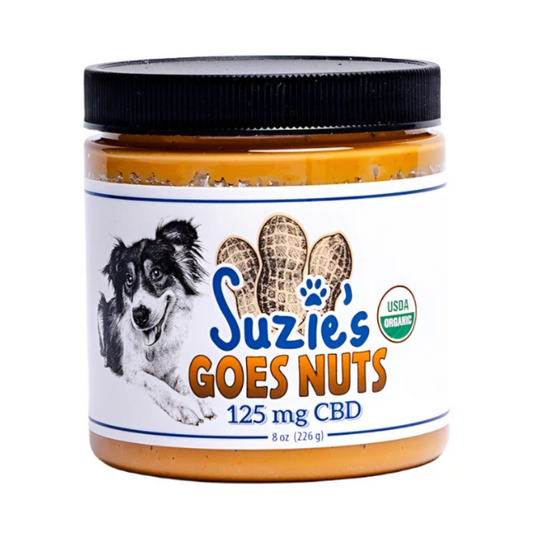 Suzie's Goes Nuts - 125 mg CBD Peanut Butter for Dogs