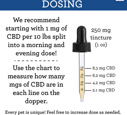Suzie's 250 mg CBD Oil for Dogs