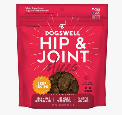 Dogswell Hip & Joint Slices Beef Dog Treats