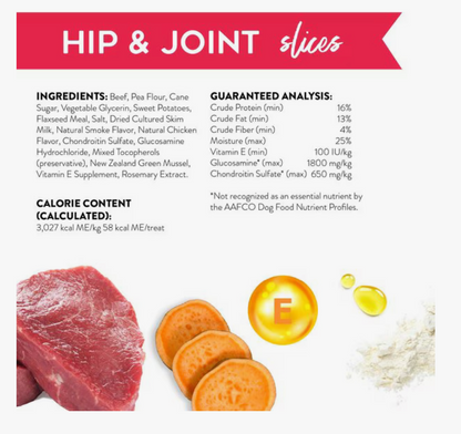 Dogswell Hip & Joint Slices Beef Dog Treats