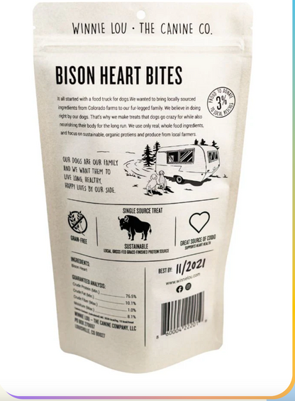 Winnie Lou Bison Heart Tidbits