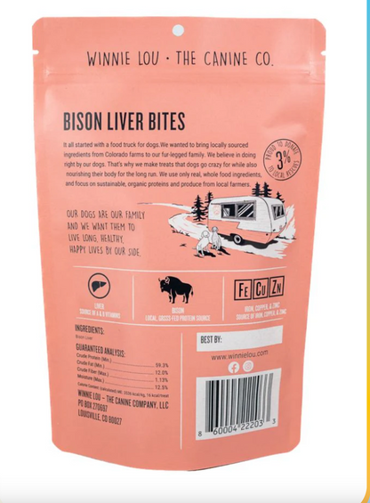 Winnie Lou Bison Liver Bites