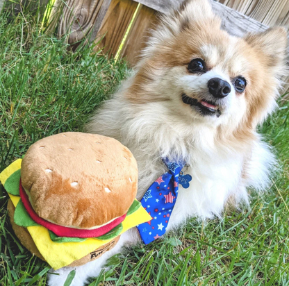 Huxley & Kent Hamburger Dog Toy