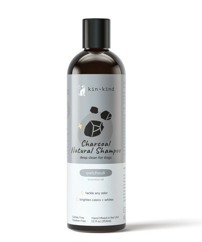 kin + kind Charcoal Deep Clean Shampoo for Dogs (Patchouli)