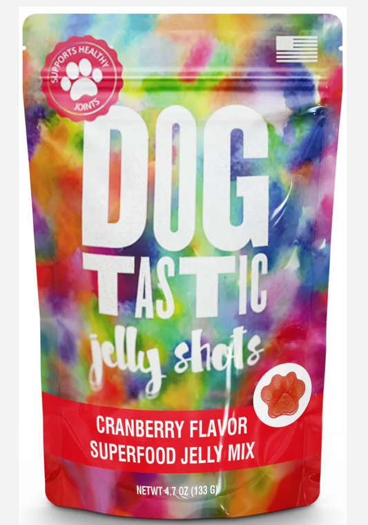 SodaPup Dogtastic Jelly Shots – Cranberry Flavored