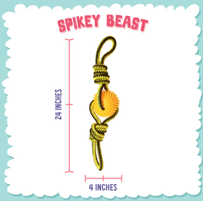 Snugarooz Spikey Beast Rope 2-in-1 Toy