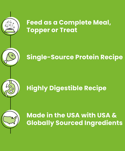 Rawbble® Freeze-Dried Food for Dogs – Pork Recipe