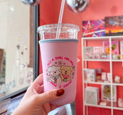 Lola & Louie Just a Girl Coffee Sleeve