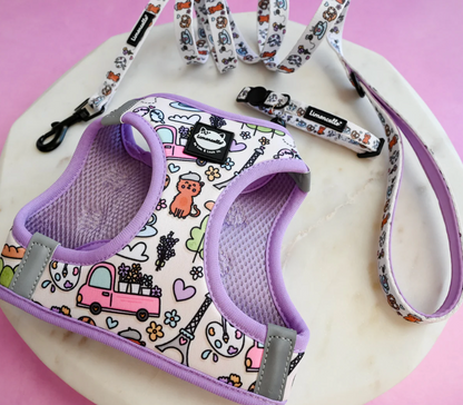 Lola & Louie Limoncello Kitty in Paris Cat Leash