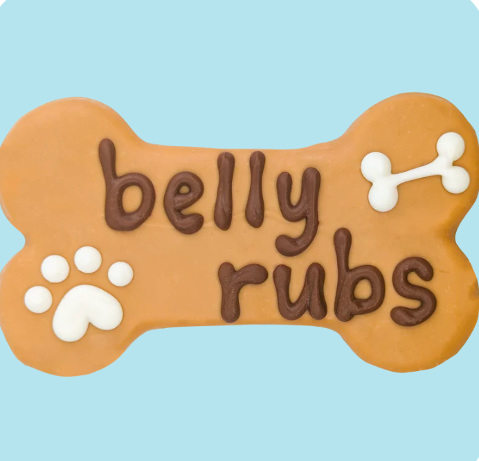 Cookie Belly Rubs 6" Bone