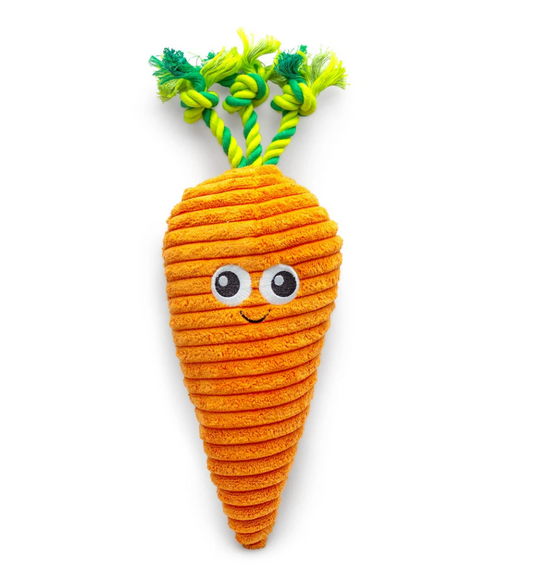 THOOZYPET CARROT PLUSH DOG TOY