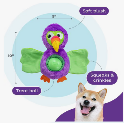 Outward Hound Hide-Ablez Interactive Plush Puzzle Dog Toy