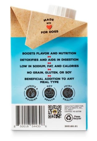 Brutus Bone Broth Mini Hip & Joint Formula - Beef Bone Broth