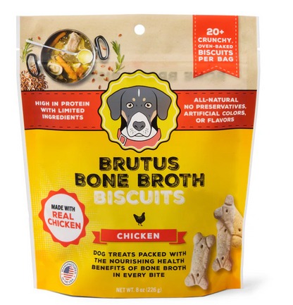 Brutus Bone Broth Brutus Broth Biscuits - Chicken (New Formula!)