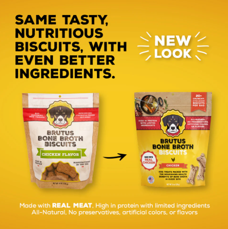 Brutus Bone Broth Brutus Broth Biscuits - Chicken (New Formula!)