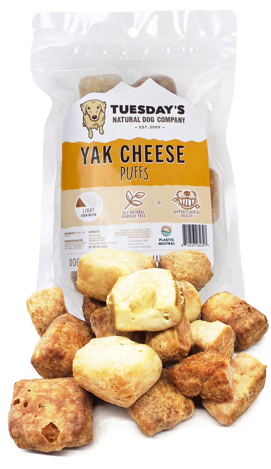Tuesday's Yak Cheese Puffs - 4 oz