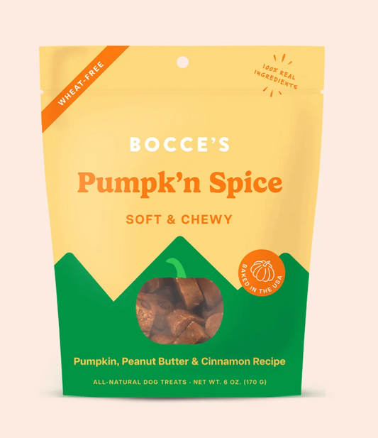 Bocce's Bakery Pumpkn Spice Soft & Chewy Treats