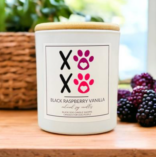 The Black Dog Candle Co. XOXO Black Raspberry Vanilla