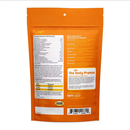 Zesty Paws 8-in-1 Multivitamin Bites for Dog Chicken Flavor - 60ct 4.9 out of 5 stars with 1197 reviews 1197