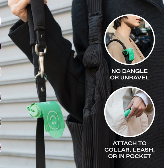 Springer Dog Poop Bag Dispenser + 15 Premium Poop Bags