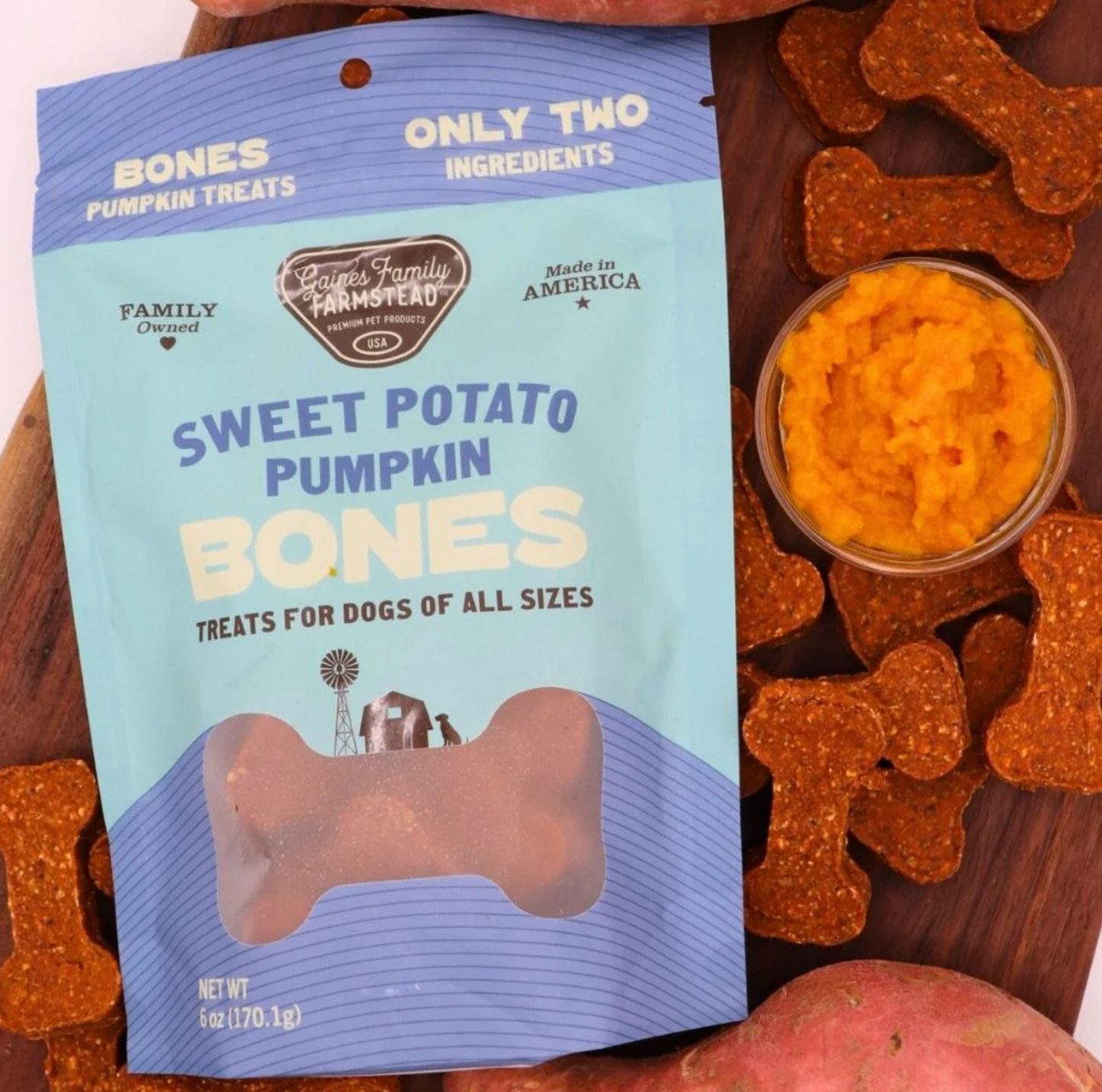 Gaines Family Farmstead Sweet Potato Pumpkin Bones