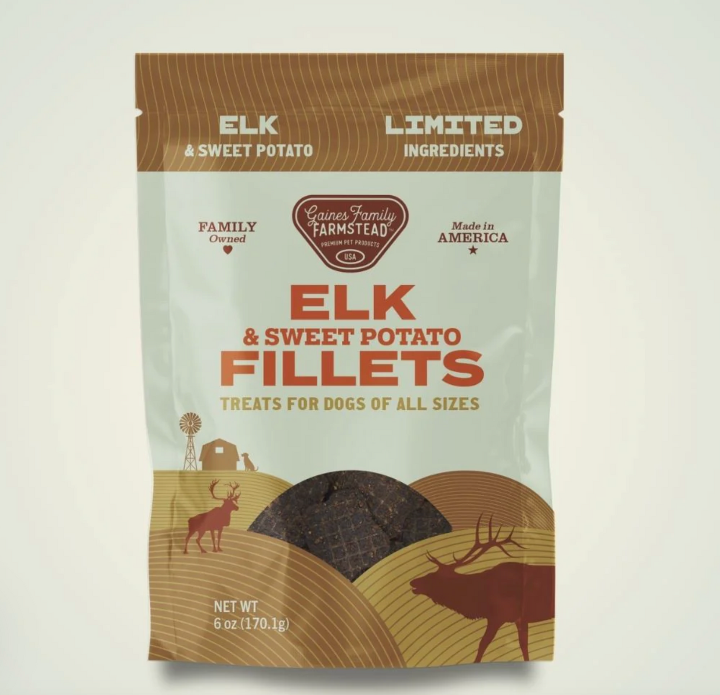 Gaines Family Farmstead Elk & Sweet Potato Fillets